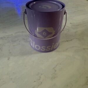 Glossier Lavender Branded Mini Paint Can